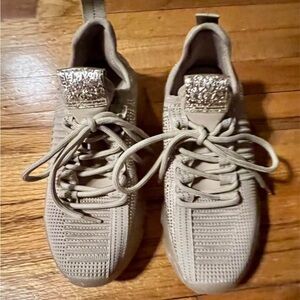 Steve Madden Blush Sneakers with Metallic Accents